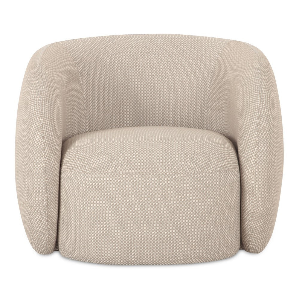 Rae Outdoor Accent Chair Beige Check