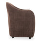 Drava Rolling Dining Chair Dark Brown MCN-OA-1034-20