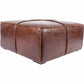 Kapa Ottoman Dark Brown Leather MCN-PK-1019-20