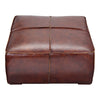 Kapa Ottoman Dark Brown Leather MCN-PK-1019-20