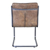 Ansel Dining Chair Grazed Brown Leather - Set Of Two MCN-PK-1043-03