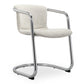 Freeman Chrome Frame Dining Chair Blended Cream - Set Of Two MCN-PK-1114-37