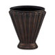 Jade Vase Antique Brass Cast Aluminum