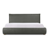 Luzon Queen Bed Slate Vegan Leather