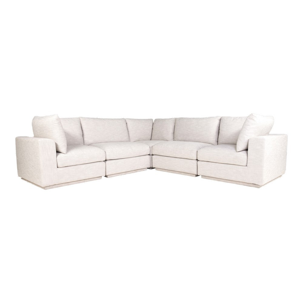 Justin Classic L-Shaped Modular Sectional Taupe