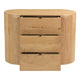 Theo 3 Drawer Nightstand Natural MCN-RP-1056-24