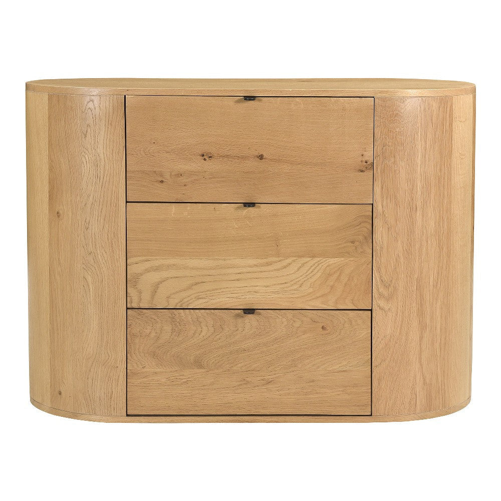 Theo 3 Drawer Nightstand Natural MCN-RP-1056-24