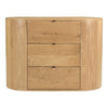 Theo 3 Drawer Nightstand Natural