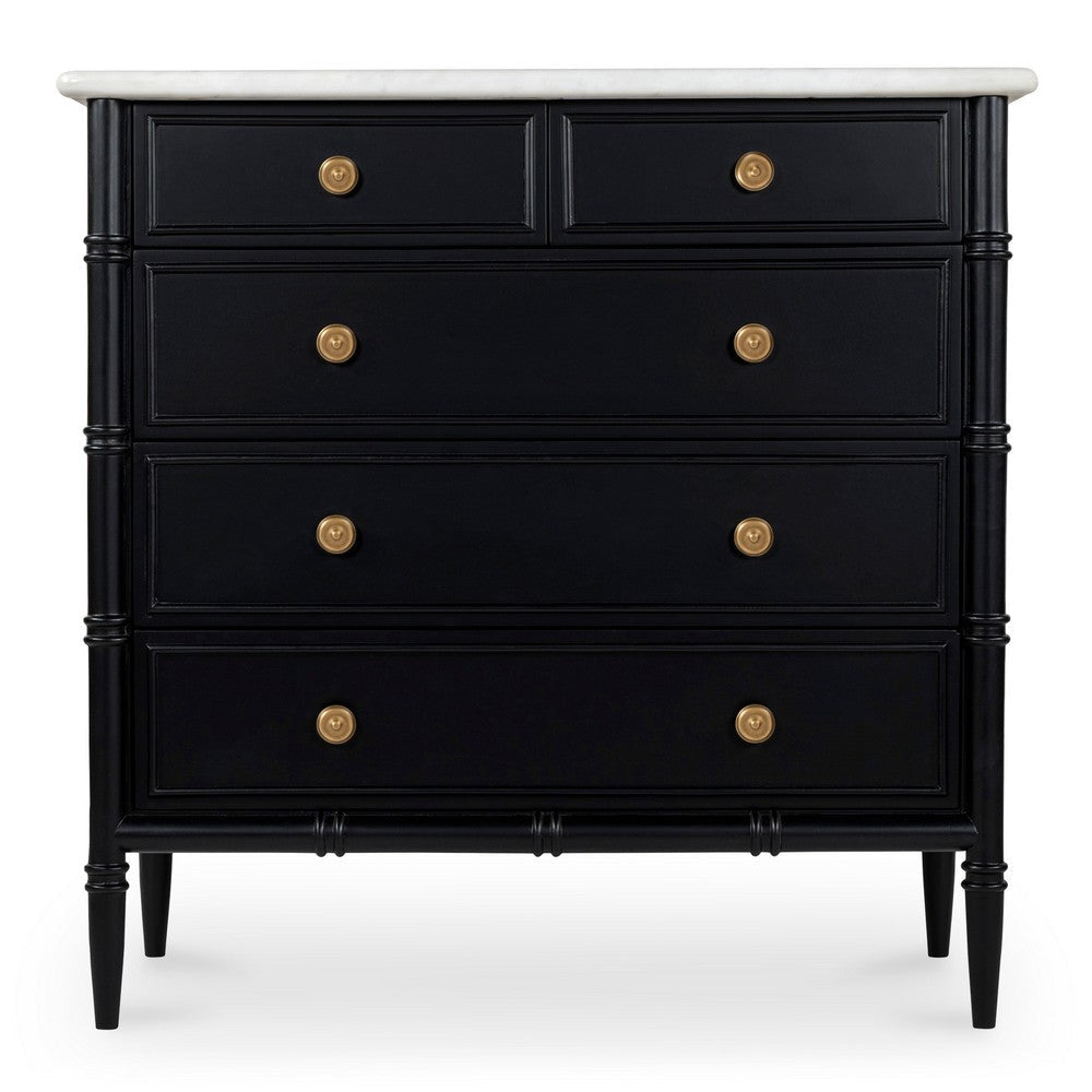 Eleanor 5 Drawer Chest Black