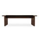 Merritt Outdoor Bench Dark Brown