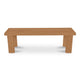 Marina Outdoor Dining Bench Natural