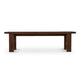 Esmond Outdoor Dining Bench Brown