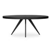 Parq Oval Dining Table Black