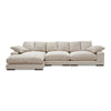 Plunge Large Sectional Cappuccino