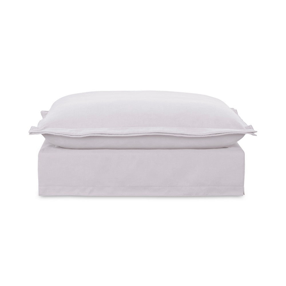 Olivia Ottoman White