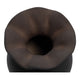 Ruffle 12 Inch Decorative Vessel Black MCN-UO-1018-02