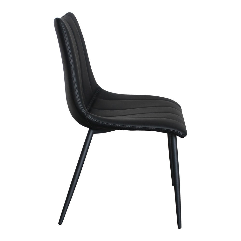 Alibi Dining Chair Matte Black - Set Of Two MCN-UU-1022-02