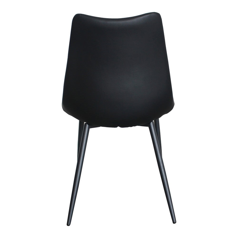 Alibi Dining Chair Matte Black - Set Of Two MCN-UU-1022-02