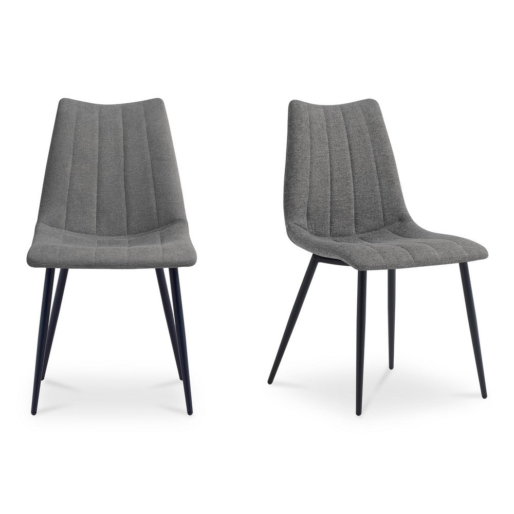 Alibi Dining Chair Dark Grey-Set of Two