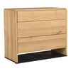 Quinton 3 Drawer Nightstand Natural Oak MCN-VE-1101-24