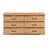 Tade 6 Drawer Dresser Honey Pine MCN-VE-1133-21