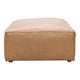 Form Ottoman Sonoran Tan Leather MCN-XQ-1003-40