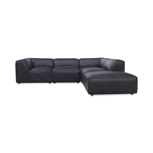 Form Dream Modular Sectional Vantage Black Leather