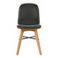 Napoli Leather Dining Chair Black-Set Of Two MCN-YC-1006-02