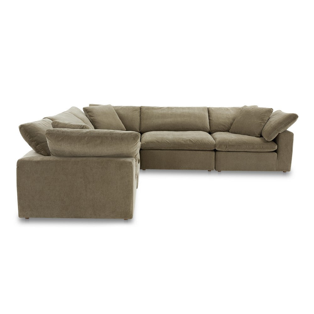 Clay Classic L-Shaped Modular Sectional Desert Sage MCN-YJ-1010-16