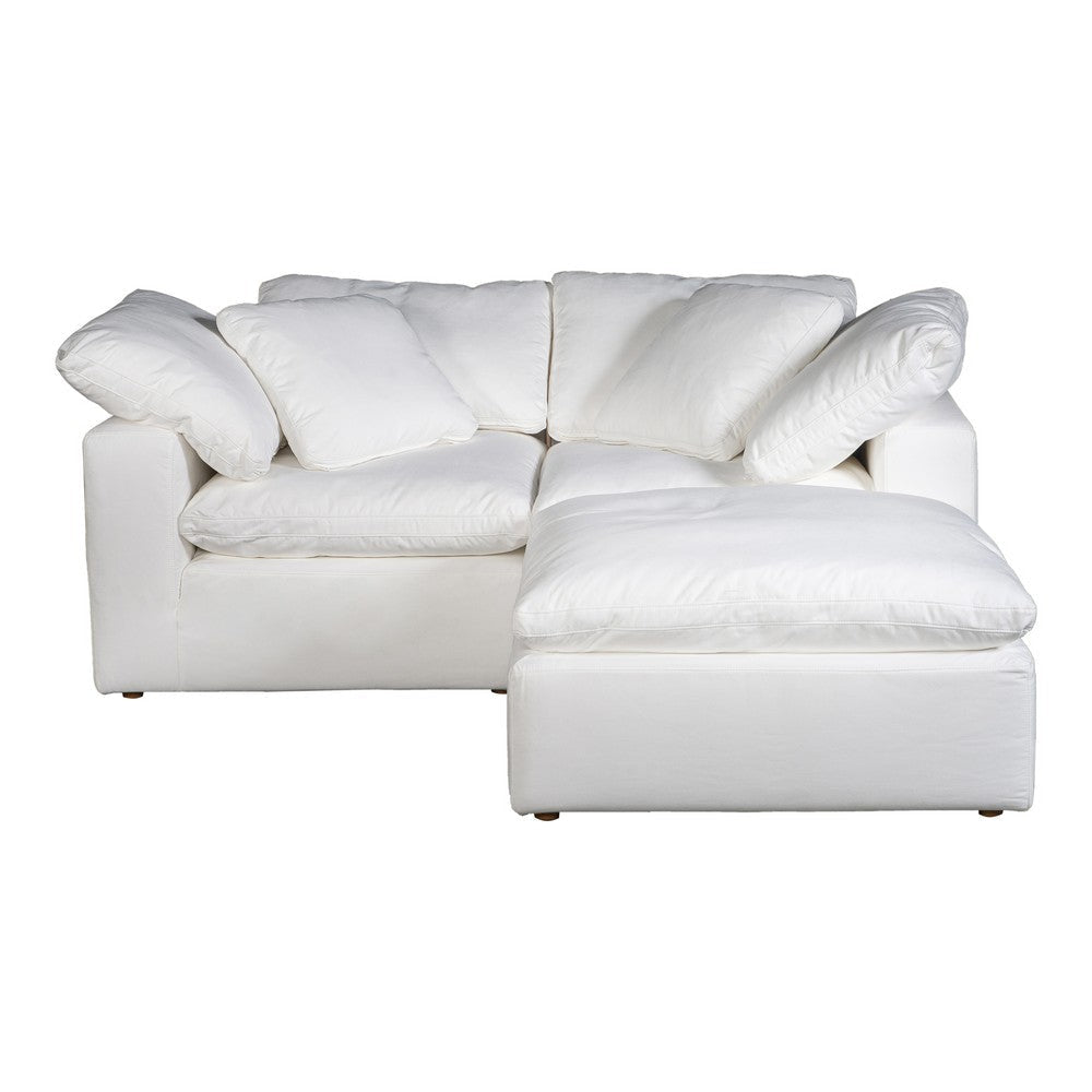 Terra Condo Nook Modular Sectional Cream White