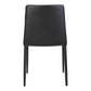 Nora Dining Chair Black Vegan Leather - Set Of Two MCN-YM-1004-29