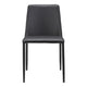 Nora Dining Chair Black Vegan Leather - Set Of Two