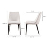 Lula Dining Chair Oatmeal - Set Of Two MCN-YM-1006-05