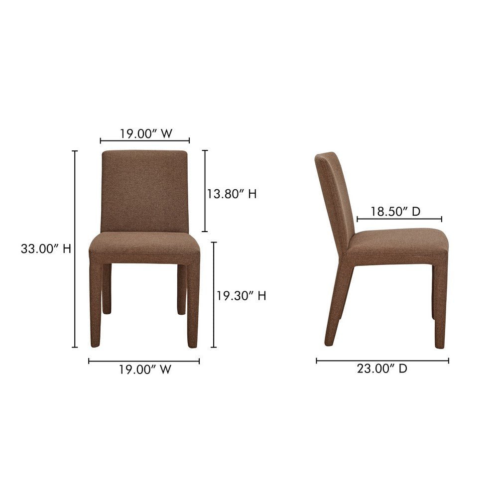 Monte Dining Chair Brown - Set Of Two MCN-YM-1008-03