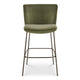 Early Bar Stool Faux Green Mohair