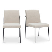 Danny Dining Chair Ivory Set of Two