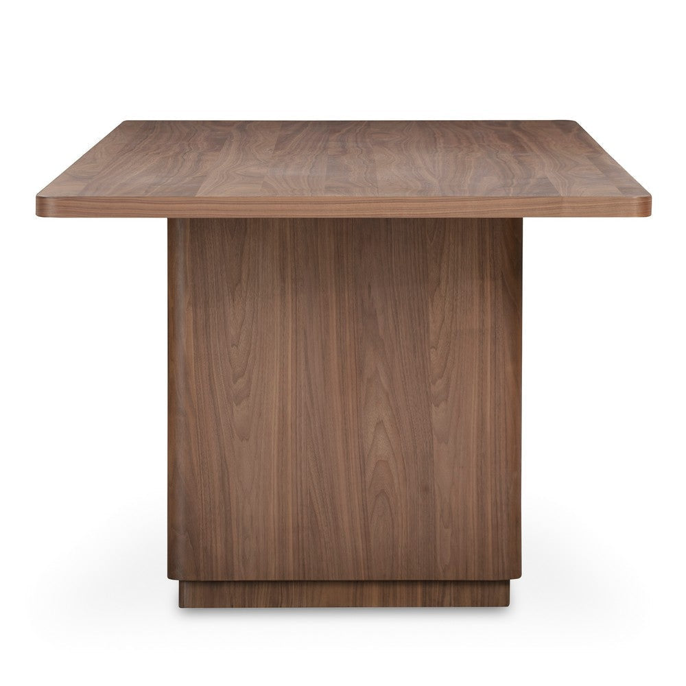 Round Off Small Dining Table Walnut Brown MCN-YR-1009-03-0