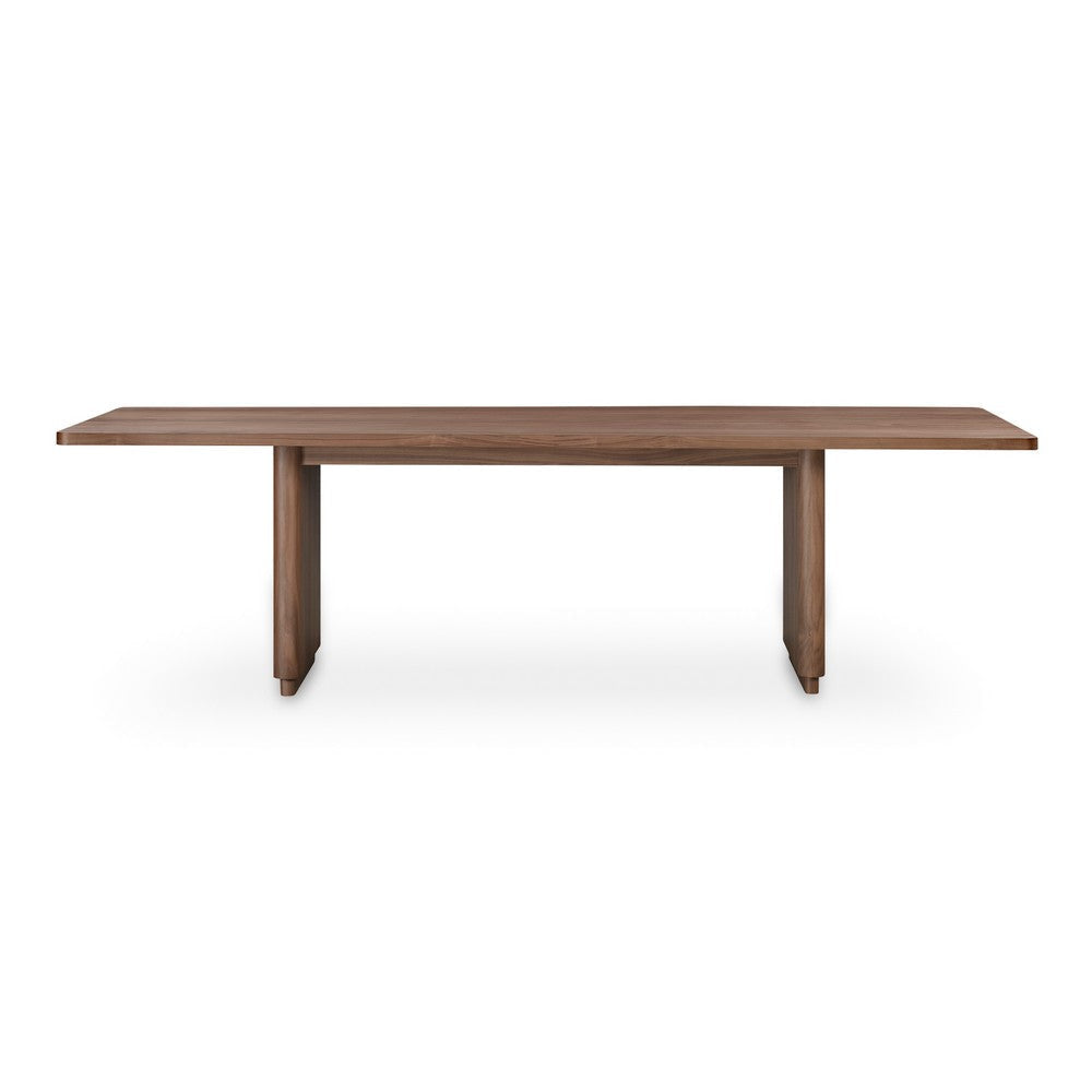 Round Off Dining Table Large Walnut