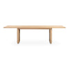 Round Off Large Dining Table Natural Oak