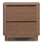 Round Off Tall Nightstand Walnut Brown MCN-YR-1013-03