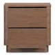 Round Off Tall Nightstand Walnut Brown MCN-YR-1013-03
