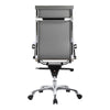 Studio High Back Office Chair Grey Vegan Leather MCN-ZM-1001-29