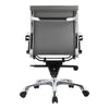 Studio Low Back Office Chair Grey Vegan Leather MCN-ZM-1002-29