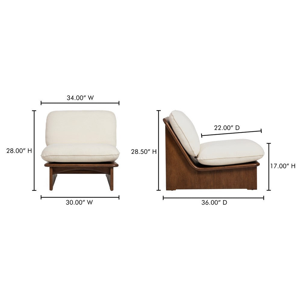 Edwin Accent Chair Cream MCN-ZT-1040-05