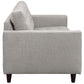 Modway Empress Mid-Century Modern Upholstered Fabric Sofa Light Gray MDY-EEI-1011-LGR