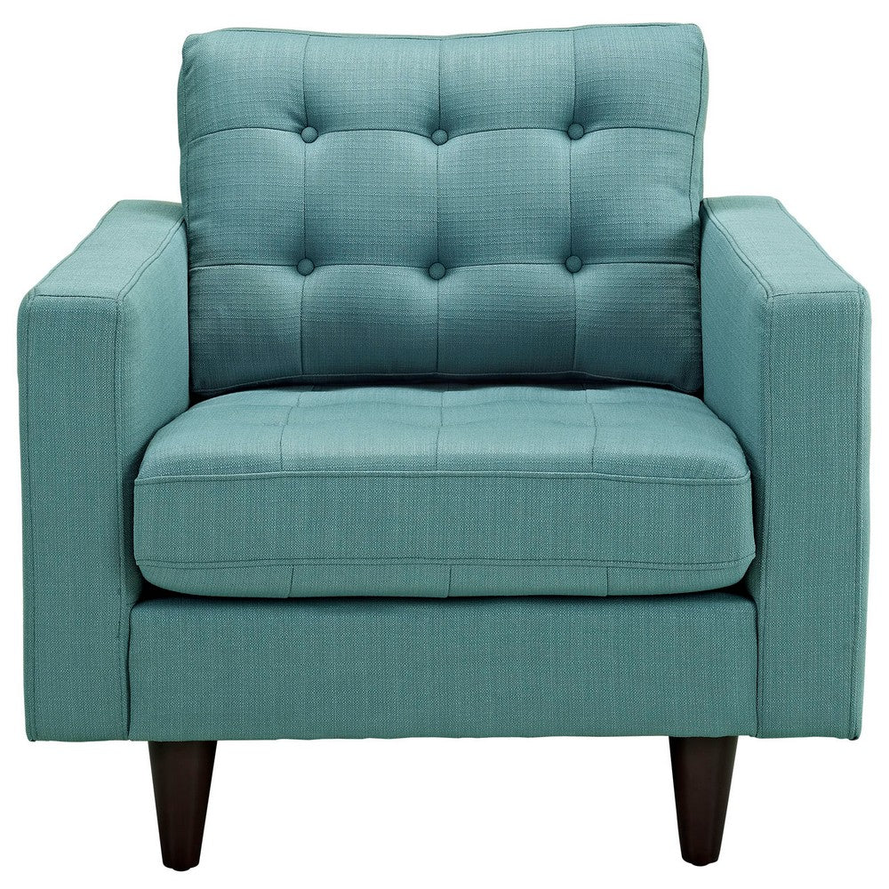 Empress Upholstered Fabric Armchair by Modway| Laguna