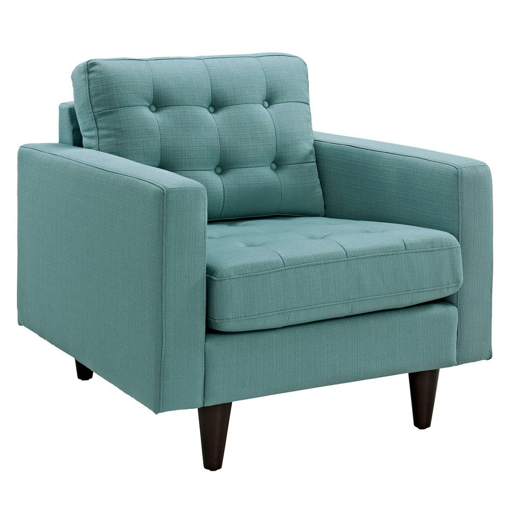 Empress Upholstered Fabric Armchair by Modway| Laguna