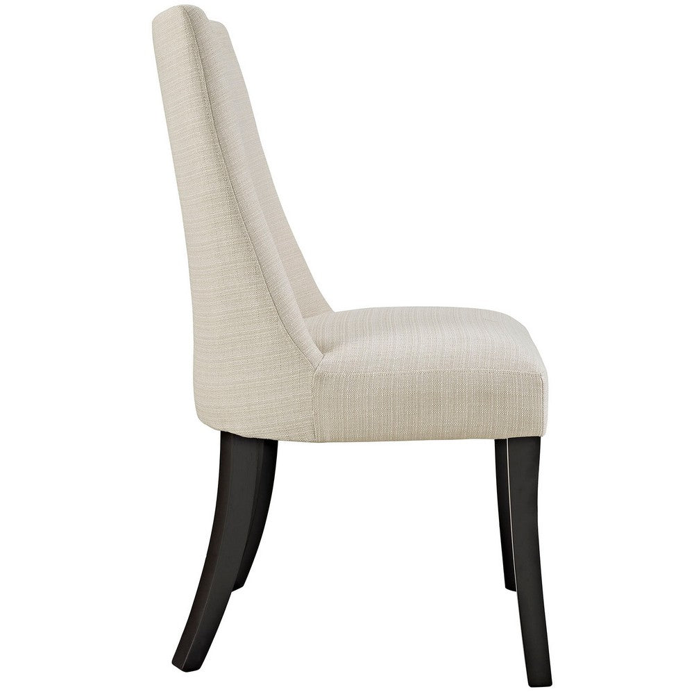 Beige Reverie Dining Side Chair - No Shipping Charges