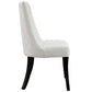 White Noblesse Dining Vinyl Side Chair  - No Shipping Charges