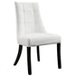 White Noblesse Dining Vinyl Side Chair 